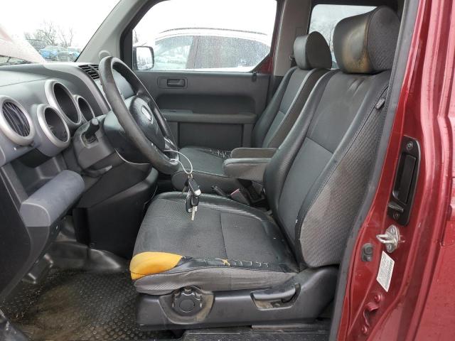 5J6YH27776L012643 - 2006 HONDA ELEMENT EX BURGUNDY photo 7