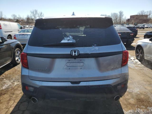 5FNYF8H5XPB036645 - 2023 HONDA PASSPORT EXL SILVER photo 6