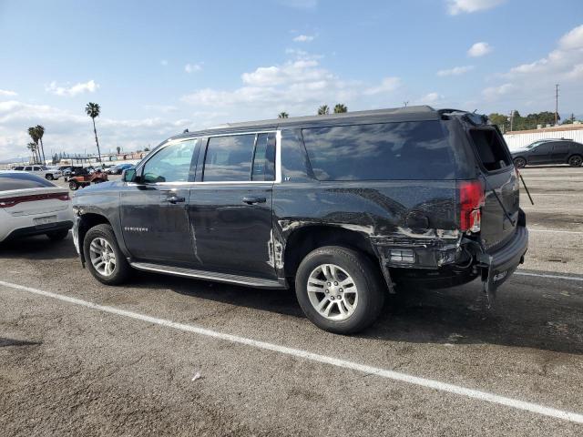 1GNSCHKC2JR209573 - 2018 CHEVROLET SUBURBAN C1500 LT BLACK photo 2