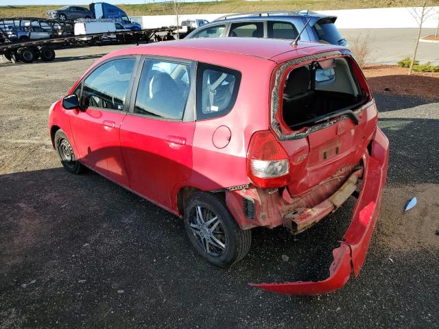 JHMGD384X8S018676 - 2008 HONDA FIT RED photo 2