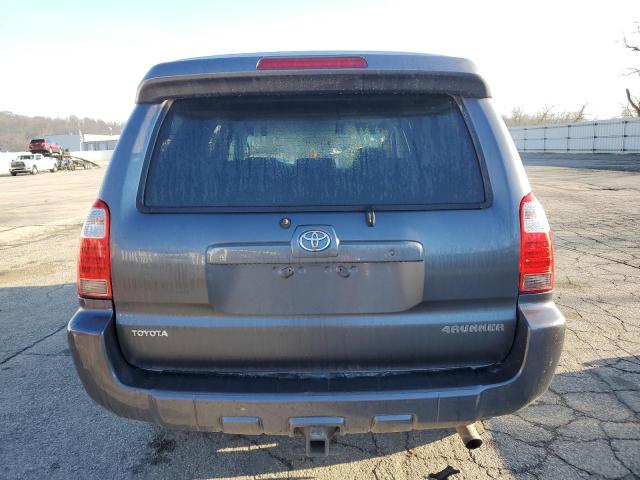 JTEBU14R068058319 - 2006 TOYOTA 4RUNNER SR5 GRAY photo 6