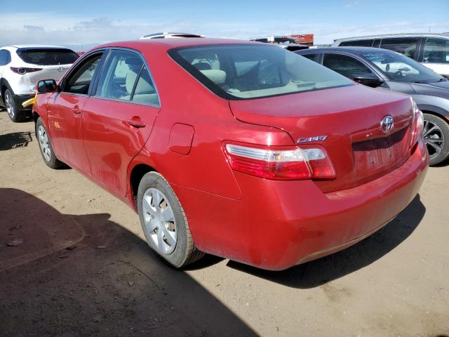 4T1BE46K99U316802 - 2009 TOYOTA CAMRY BASE RED photo 2
