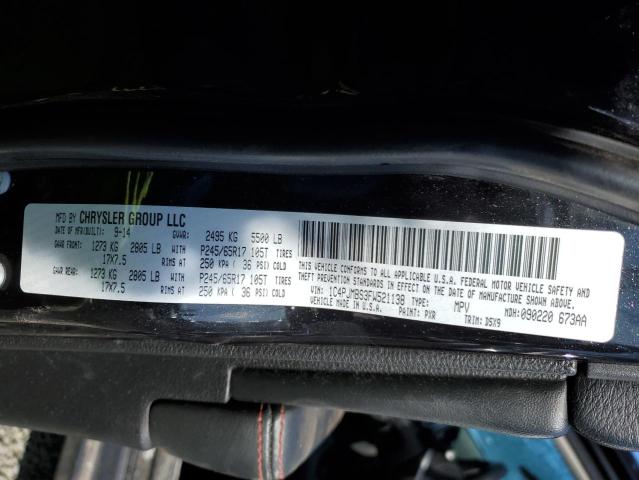 1C4PJMBS3FW521138 - 2015 JEEP CHEROKEE TRAILHAWK Qara foto 13