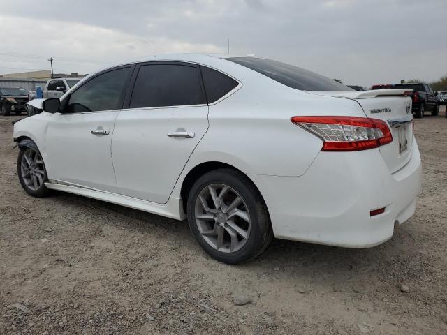 3N1AB7AP9FY256707 - 2015 NISSAN SENTRA S WHITE photo 2