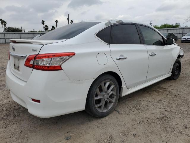 3N1AB7AP9FY256707 - 2015 NISSAN SENTRA S WHITE photo 3