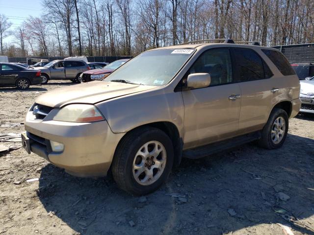 2HNYD186X2H512508 - 2002 ACURA MDX TOURING GOLD photo 1