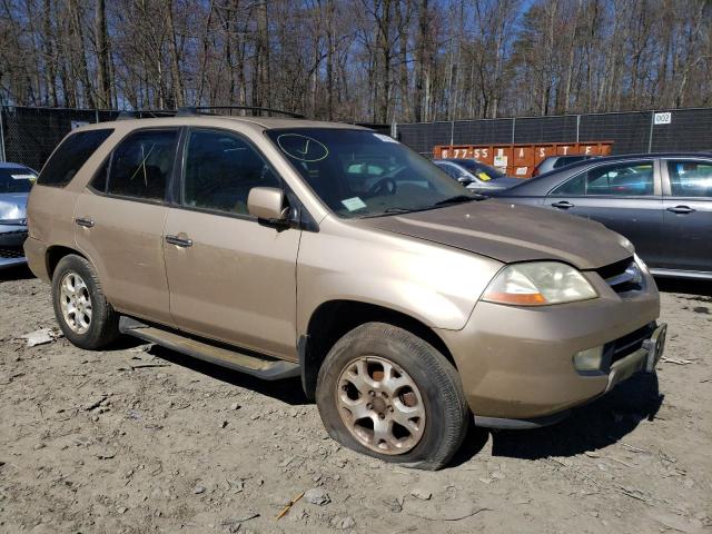 2HNYD186X2H512508 - 2002 ACURA MDX TOURING GOLD photo 4