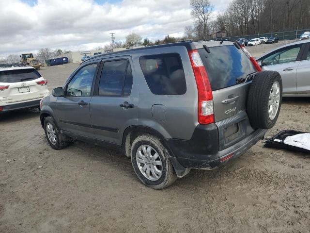 JHLRD68896C016913 - 2006 HONDA CR-V EX GRAY photo 2