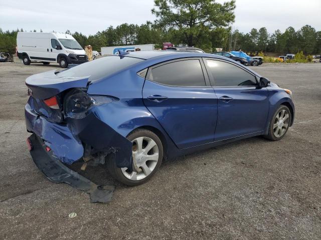 KMHDH4AE2DU596265 - 2013 HYUNDAI ELANTRA GLS BLUE photo 3