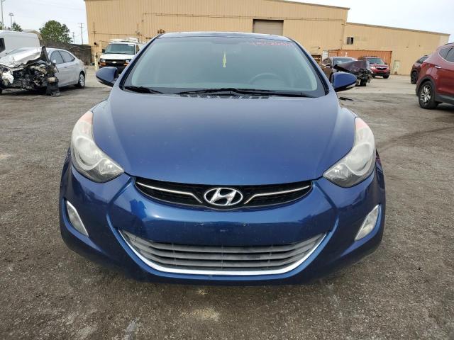 KMHDH4AE2DU596265 - 2013 HYUNDAI ELANTRA GLS BLUE photo 5