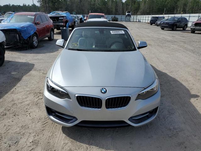 WBA1K9C56GV321710 - 2016 BMW 228 I SULEV SILVER photo 5