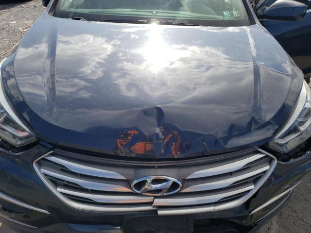 5NMZTDLB3HH004106 - 2017 HYUNDAI SANTA FE S GRAY photo 12