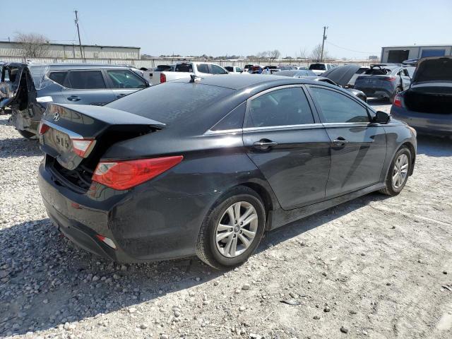 5NPEB4AC2EH917810 - 2014 HYUNDAI SONATA GLS BLACK photo 3