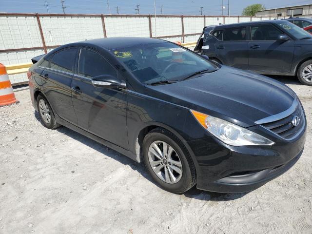 5NPEB4AC2EH917810 - 2014 HYUNDAI SONATA GLS BLACK photo 4