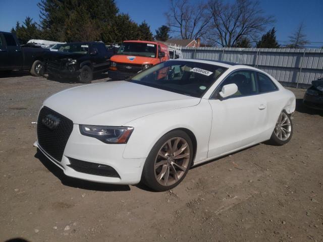 WAUCFAFR9DA046429 - 2013 AUDI A5 PREMIUM WHITE photo 1