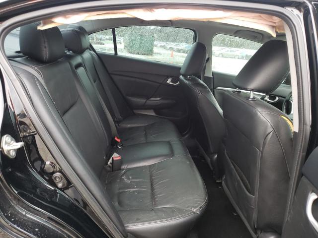 19XFB2F95EE054818 - 2014 HONDA CIVIC EXL შავი ფოტო 10