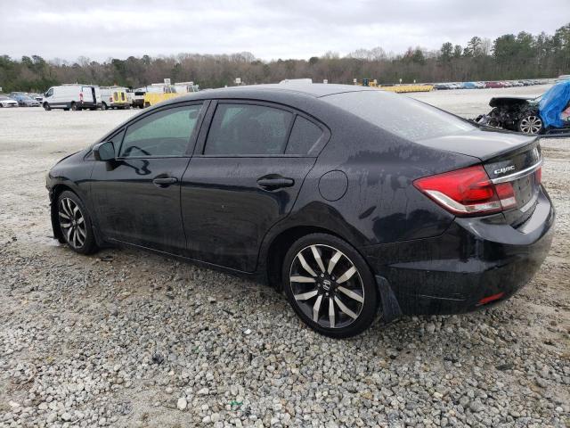 19XFB2F95EE054818 - 2014 HONDA CIVIC EXL შავი ფოტო 2