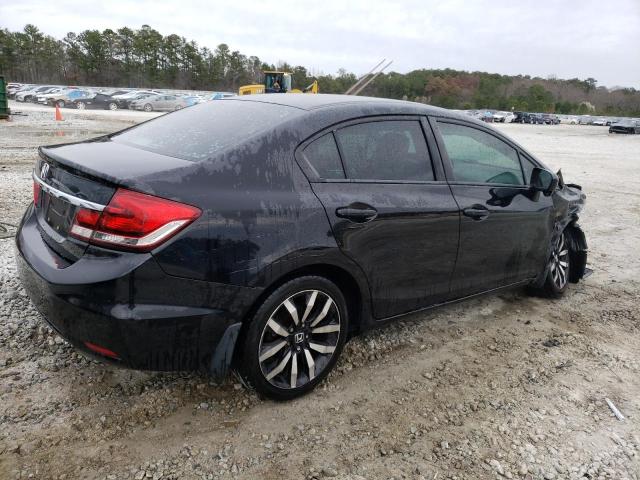 19XFB2F95EE054818 - 2014 HONDA CIVIC EXL შავი ფოტო 3