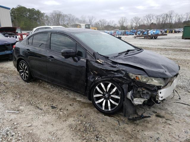 19XFB2F95EE054818 - 2014 HONDA CIVIC EXL შავი ფოტო 4