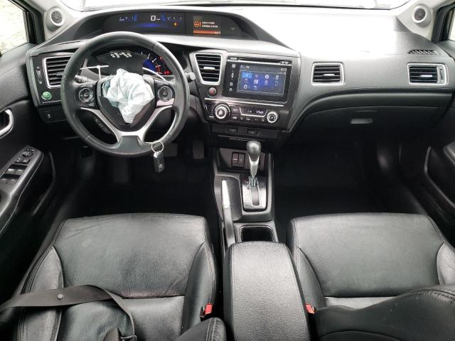 19XFB2F95EE054818 - 2014 HONDA CIVIC EXL შავი ფოტო 8