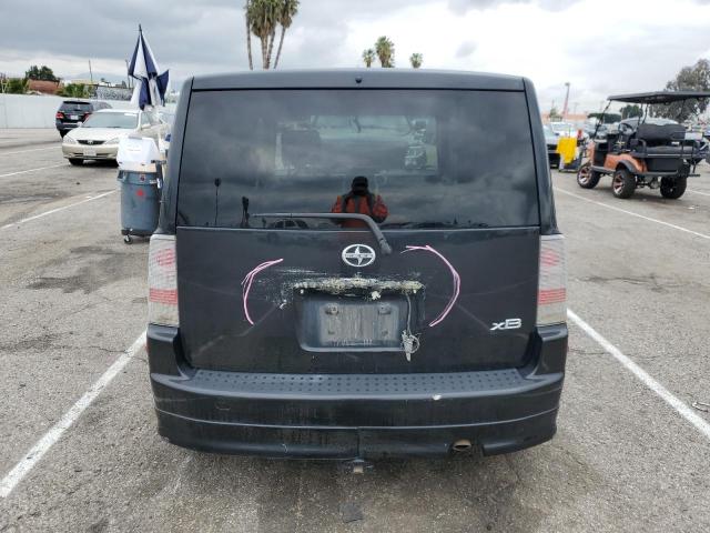 JTLKT324954027316 - 2005 TOYOTA SCION XB BLACK photo 6