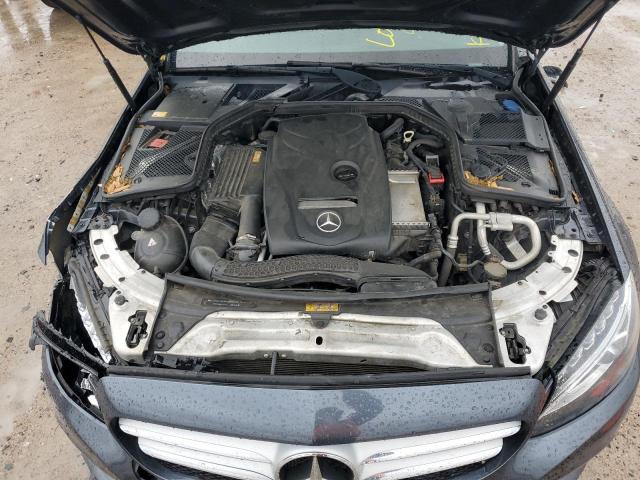 55SWF4KB9FU027446 - 2015 MERCEDES-BENZ C 300 4MATIC GRAY photo 11