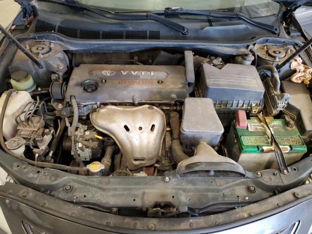 4T1BE46K27U507121 - 2007 TOYOTA CAMRY CE GRAY photo 11