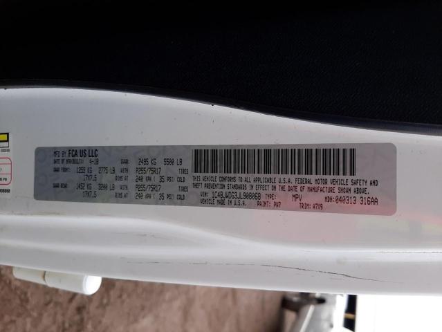 1C4BJWDG3JL908068 - 2018 JEEP WRANGLER U SPORT თეთრი ფოტო 12