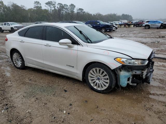 3FA6P0LU6GR139442 - 2016 FORD FUSION SE HYBRID WHITE photo 4