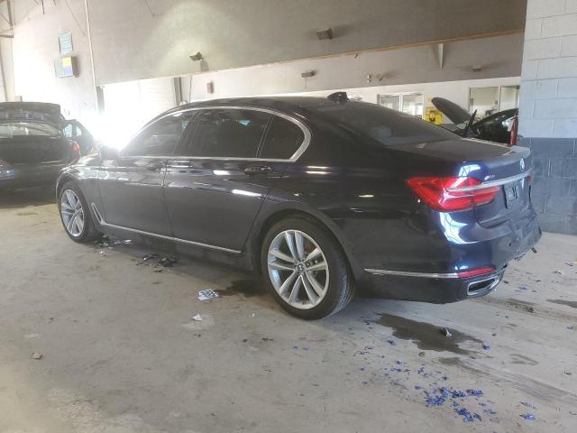 WBA7F2C57GG415590 - 2016 BMW 750 XI BLUE photo 2