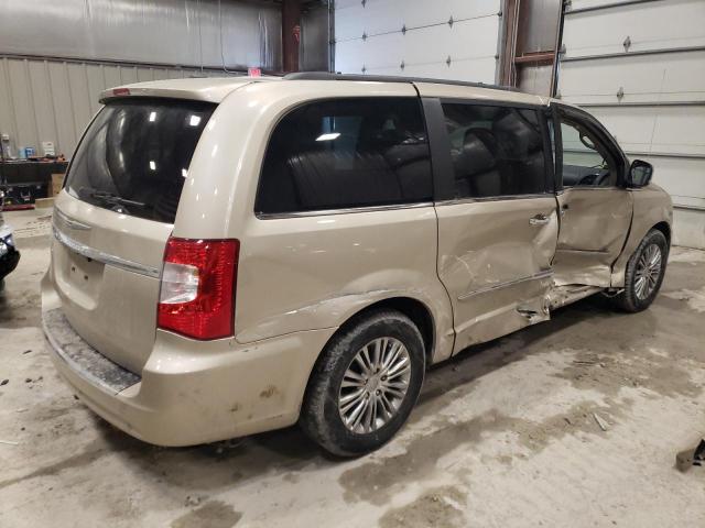 2C4RC1CG9DR588490 - 2013 CHRYSLER TOWN & COU TOURING L TAN photo 3