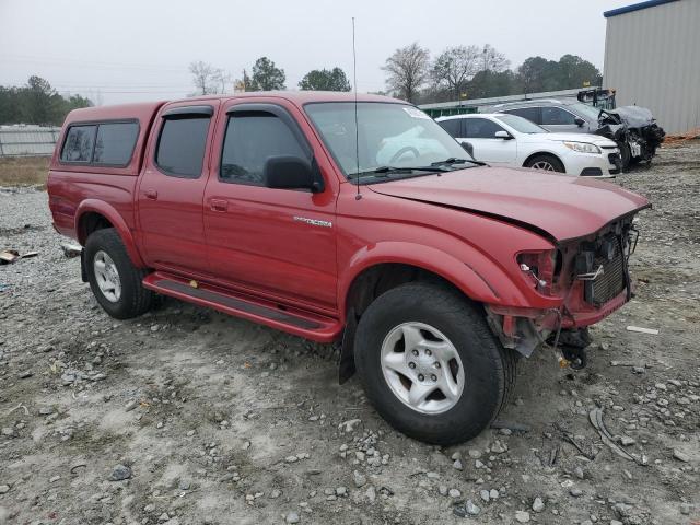 5TEGN92N81Z856645 - 2001 TOYOTA TACOMA DOUBLE CAB PRERUNNER RED photo 4