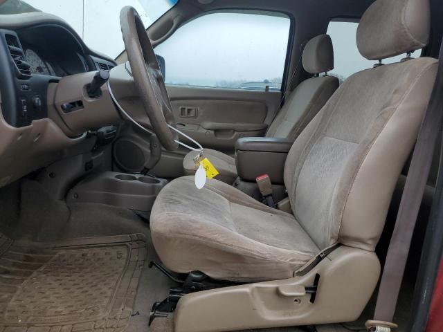 5TEGN92N81Z856645 - 2001 TOYOTA TACOMA DOUBLE CAB PRERUNNER RED photo 7