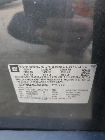 3GYFNCE35GS551585 - 2016 CADILLAC SRX PERFORMANCE COLLECTION Қара фото 13