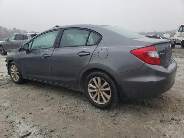 19XFB2F94CE069372 - 2012 HONDA CIVIC EXL GRAY photo 2