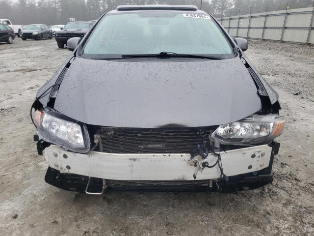 19XFB2F94CE069372 - 2012 HONDA CIVIC EXL GRAY photo 5