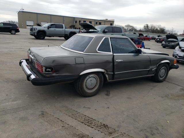 WDBBA45A0EA000028 - 1984 MERCEDES-BENZ 380 SL GRAY photo 3