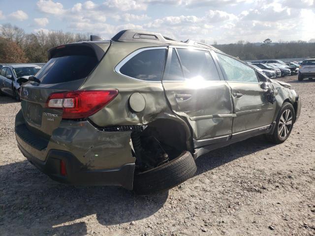 4S4BSENC3K3247593 - 2019 SUBARU OUTBACK 3.6R LIMITED GREEN photo 3