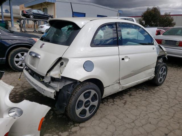 3C3CFFGE4FT503806 - 2015 FIAT 500 ELECTRIC WHITE photo 3