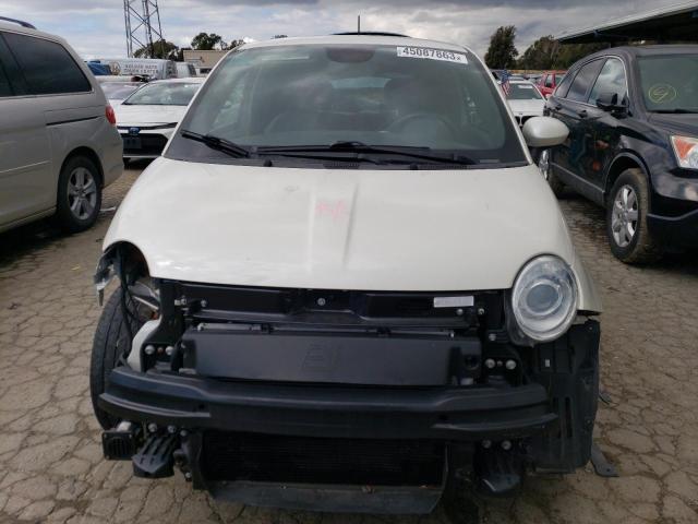 3C3CFFGE4FT503806 - 2015 FIAT 500 ELECTRIC WHITE photo 5