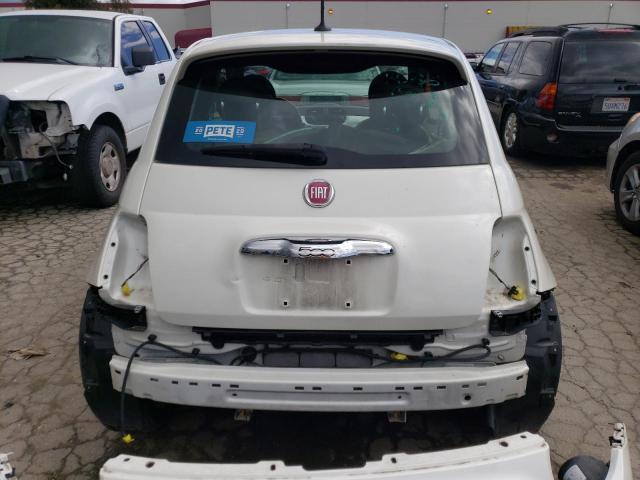 3C3CFFGE4FT503806 - 2015 FIAT 500 ELECTRIC WHITE photo 6