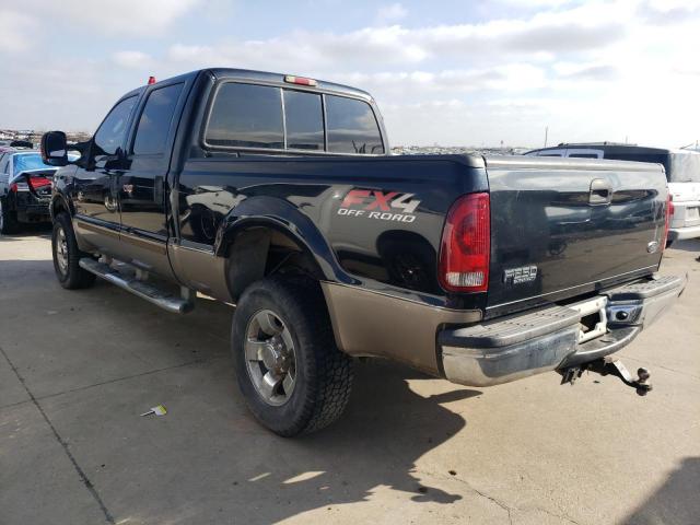 1FTNW21P94EC01559 - 2004 FORD F250 SUPER DUTY BLACK photo 2