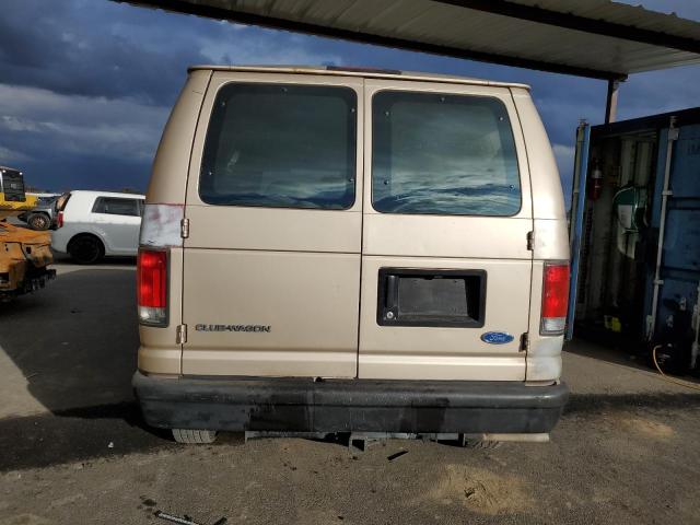 1FBHE31G2THA75570 - 1996 FORD ECONOLINE E350 BEIGE photo 6