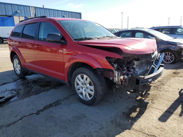 3C4PDCAB8FT665633 - 2015 DODGE JOURNEY SE RED photo 4