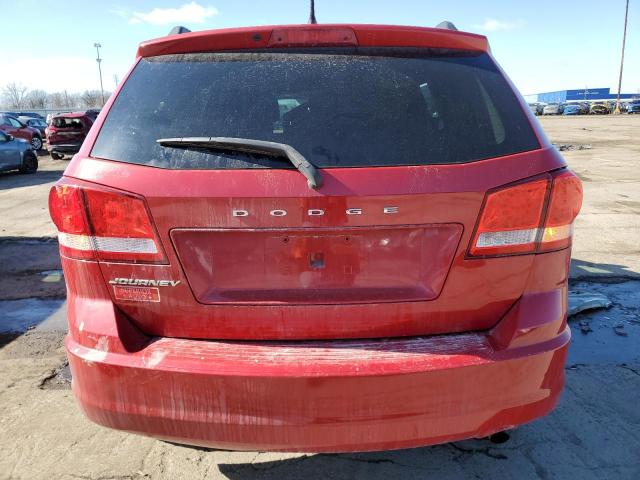 3C4PDCAB8FT665633 - 2015 DODGE JOURNEY SE RED photo 6