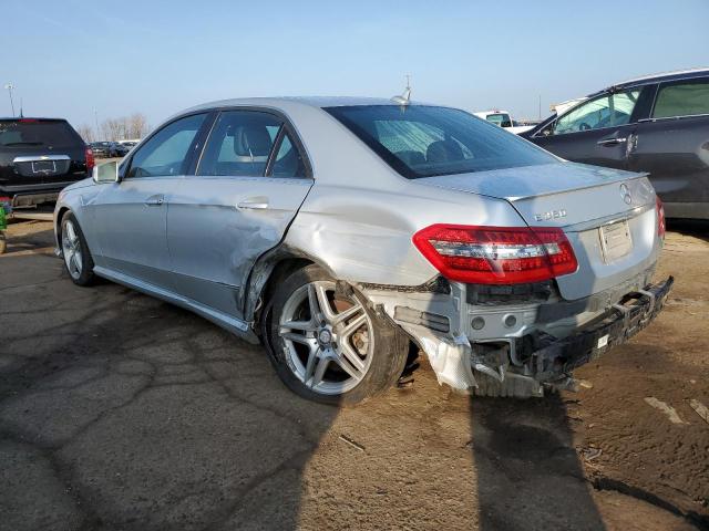 WDDHF8JB1DA681940 - 2013 MERCEDES-BENZ E 350 4MATIC SILVER photo 2