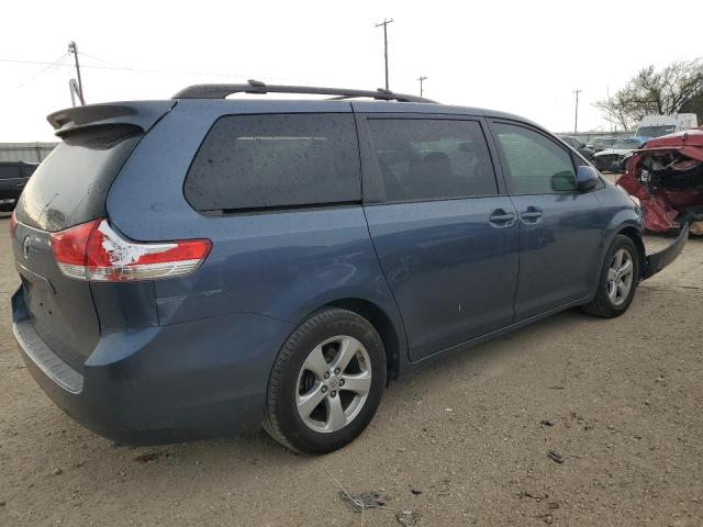 5TDKK3DC7ES510908 - 2014 TOYOTA SIENNA LE BLUE photo 3