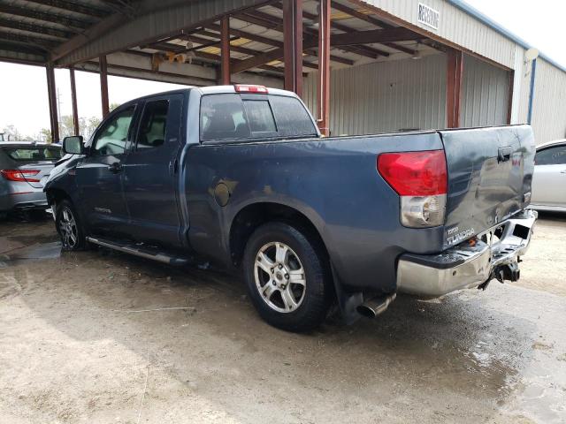 5TBRV541X7S450912 - 2007 TOYOTA TUNDRA DOUBLE CAB SR5 BLUE photo 2