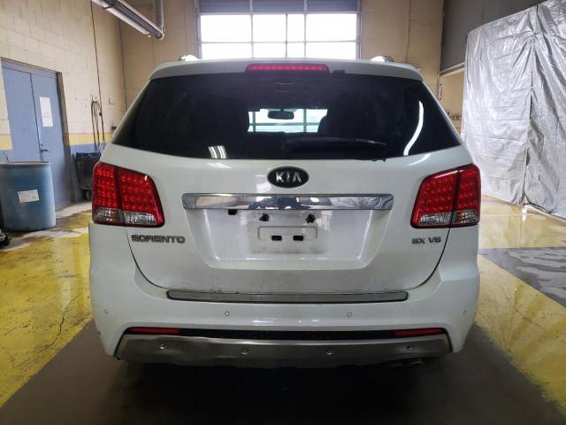 5XYKWDA20CG236841 - 2012 KIA SORENTO SX WHITE photo 6