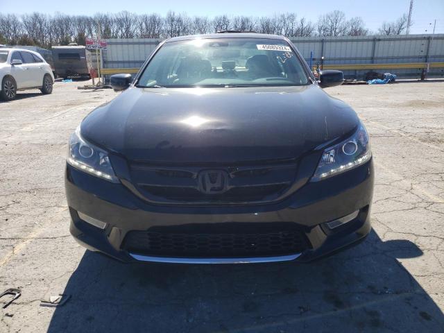 1HGCR3F82DA005252 - 2013 HONDA ACCORD EXL BLACK photo 5